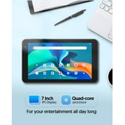Fitifun 7 in 1024 x 600 Child Tablet, 32 GB, Android 13, Wi-Fi, Black