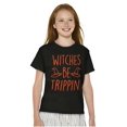 thumbnail image 3 of Halloween Witches Be Trippin Pun Girls Kids T Shirt Tees Teen Brisco Brands X, 3 of 5