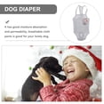 thumbnail image 3 of Pañal para cachorros, bragas sanitarias para perros con tirantes, ropa interior para perros hembra, pañal, 3 of 5
