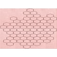 thumbnail image 1 of Ahgly Company Indoor Rectangle Patterned Light Coral Pink Area Rugs, 7' x 10', 1 of 6