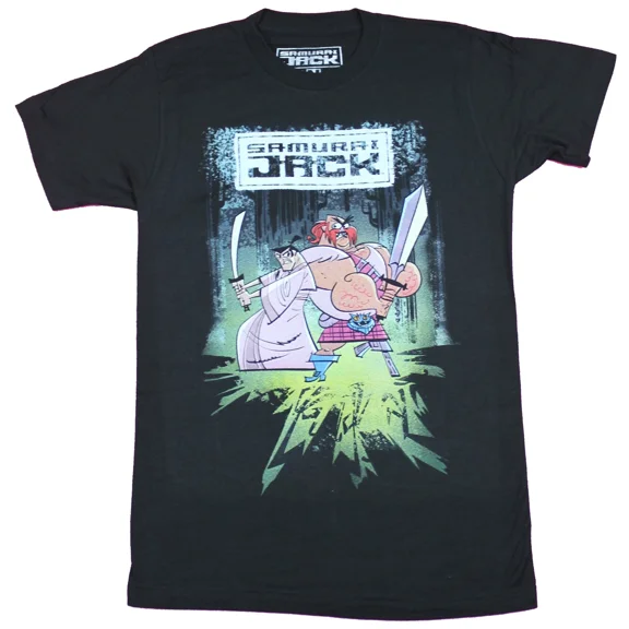 RARE Samurai Jack Mens T-Shirt - Ready to Battle With The Scotsman