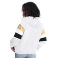 thumbnail image 2 of Women's-G-III Sports by Carl Banks  White Vegas Golden Knights Game News Oversized Full-Zip Hoodie Jacket, 2 of 2