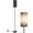 Black, variant on Floor Lamp, Pole with Foot Switch, Modern Standing Lamp Lampshade, Minimalist Freestanding Lamp (Bulb Not Included), for Living Room, Bedroom Office