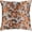Taupe, Dark Brown, Camel / Duncannon, variant on Boutique Rugs Sunspot Throw Pillow