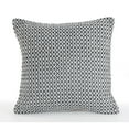 thumbnail image 7 of Ox Bay Hampton Set of 2 Dark Gray/White Striped 18" x 18" Cotton Adult Decorative Feather Filled Pillow Set, 7 of 7