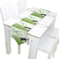 thumbnail image 5 of EREHome Bamboo Stone Table Runner 13x70 Inches Green Table Top Decoration, 5 of 5
