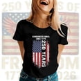 thumbnail image 2 of CUSTG Women T-Shirts Casual Short Sleeve Crew Neck Graphic Printed T Shirt Tops Everyday Celebrate America's 250th Anniversary Classic 1776-2026 Tee, 2 of 4