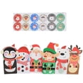 thumbnail image 4 of Wosthever 24 piezas bolsa de regalo de Navidad exquisito DIY Adorable paquete accesorios fiesta Favor presente paquete bolsas envoltura bolsa Kits de decoración para fiestas Wosthever HA012753-00, 4 of 6