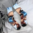 thumbnail image 7 of Lsque The Binding of Isaac Printed Men's Crew Socks, Soft Durable Breathable Moisture-Wicking with Odor Control Cotton socks, 7 of 7