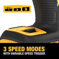 thumbnail image 3 of DeWalt DCF845B 20V MAX XR 1/4" 3-Speed Impact Driver - Tool Only, 3 of 7
