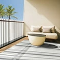thumbnail image 7 of Home Dynamix Tripoli Mateo Modern Striped Indoor/Outdoor Area Rug, Grey/Cream, 5'3"x7'3", 7 of 7