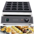 thumbnail image 3 of Fichiouy 16 Holes Waffle Maker Electric Red Bean Pancake Cake Bake Machine Nonstick Stainless 1700W, 3 of 10