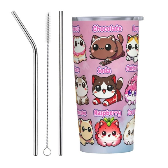 Aphmau Tumbler Vacuum Insulated Water Bottle Stainless Steel Insulated Coffee Travel Mug For Women men 20oz