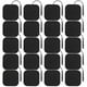 thumbnail image 1 of Electrodo autoadhesivo, 20 almohadillas de repuesto para unidad TENS de 5 x 5 cm, almohadillas para masajeador muscular, almohadillas TENS para electroterapia, 1 of 5