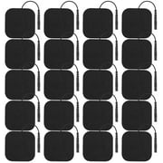 Self-Adhesive Electrode, 20PCS 2"x2"TENS Unit Replacement Pads, Electrode Pads for Muscle Stimulator Massager, TENS Pads for Electrotherapy