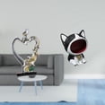 thumbnail image 2 of Escultura para decoración de dormitorio y sala de estar, figura única de pareja y gato, adorno para mesa, estantería, vitrina., 2 of 8