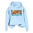 thumbnail image 1 of WEAIXIMIUNG Sweat à Capuche pour Femmes Robe de l'Action de Grâce Graphique Décontractée Pull Confortable pour Célébrations de Vacances, 1 of 3