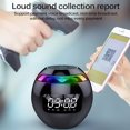 thumbnail image 4 of Bluetooth5.0 Caja De Audio Reloj Despertador Fm Difusión Altavoz Inalámbrico Portátil Sweethay EL014318-01, 4 of 5