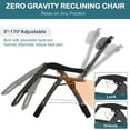 Docred Zero Gravity Chair, Reclining Lounge Chair with Removable