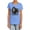 Carolina Blue, variant on The Hobbit Bifur Women's T Shirt, Athletic Heather, Medium