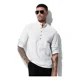 thumbnail image 4 of Camisa Slim Fit Rayas Cuello Mao Hombre Casual Casey Kevin, 4 of 6