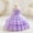 Purple, variant on NAISIBABY Girls Princess Dress, Sleeveless Floral Bow Sequin Mesh Wedding Birthday Party Dress Red 7M