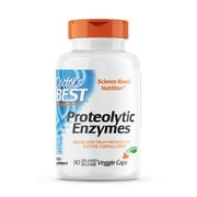 Doctor's Best Proteolytic Enzymes, Gluten Free, Vegetarian, 90 Veggie Caps