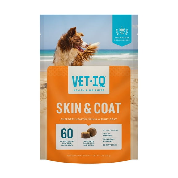 VetIQ Skin & Coat Chews for Dogs