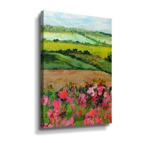 Artwall Ginger Green, Gallery Wrapped Canvas by Allan Friedlander