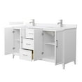 thumbnail image 7 of Wyndham Collection WCH717166DHBWQUNSMXX Elan 66" Free Standing Double Basin Vanity Set -, 7 of 7