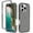 Black, variant on ELEHOLD Clear Case for iPhone 16 Pro, Anti-Yellowing Anti-Scratch Soft TPU Transparent Back Case,Black