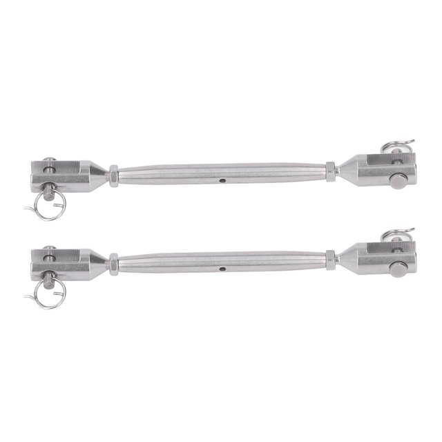 Jaw Turnbuckle, High Strength 2pcs Easy Operation Turnbuckle Hook For Marine M5,M4