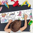 thumbnail image 4 of Children Graffiti Scroll Coloring Poster Clear Print Animals Drawing Tablecloth Colorfast Kids, 4 of 5