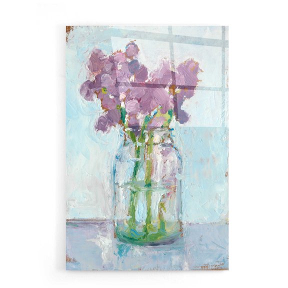 Epic Art "Impressionist Floral Study II" by Ethan Harper, Acrylic Glass Wall Art, 16"x24"
