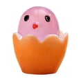 thumbnail image 2 of Figurita oscura de pollito oscura de Pascua brillante Mini estatua de pollito iluminada 2cm Decoración de jardín de plástico Relleno de huevos Adorno luminoso en oscuridad Colores variados Pieza única, 2 of 6