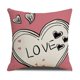 thumbnail image 1 of RKSTN valentine pillow covers 18x18 New Valentine's Day Pillow Case And Versatile Combination Couple Pillow Linen Dirty Heart Shaped Pillow, 1 of 1