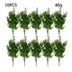 thumbnail image 3 of Bearachild 10 piezas de plantas falsas de ABS decorativas vívidas para el hogar, balcón, restaurante, cafetería, adorno de hojas artificiales Arboles Artificiales 40g Bearachild HA083942-03, 3 of 6