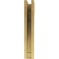 thumbnail image 4 of 6"W x 12"D x 36"H Thin Rivera Rough Cedar Woodgrain TimberThane Corbel, Primed Tan, 4 of 6