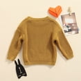 thumbnail image 4 of Bébé Filles Garçons Pull Col Rond en Vrac Automne Hiver Tricot Chaud Pull Tops Manches Longues Chemisier Pull, 4 of 6