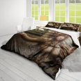 thumbnail image 3 of Att-ack on Gi-ant Eren L-evi Ani-me Housse de Couette 3D Imprimée - Ensemble de Literie avec Housse de Couette - Ensemble de 3 Pcs Inclut 2 Taies d'Oreiller et 1 Housse de Couette, 3 of 5