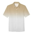 thumbnail image 2 of Hiijoy Little Boys Gradient Shirt Short Sleeve Button-Down Shirt Kids Summer Casual Shirts, 2 of 5