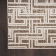 thumbnail image 4 of Nourison Serenity Home Modern Indoor Area Rug Mocha Ivory 5'3" x 7'3", 4 of 8