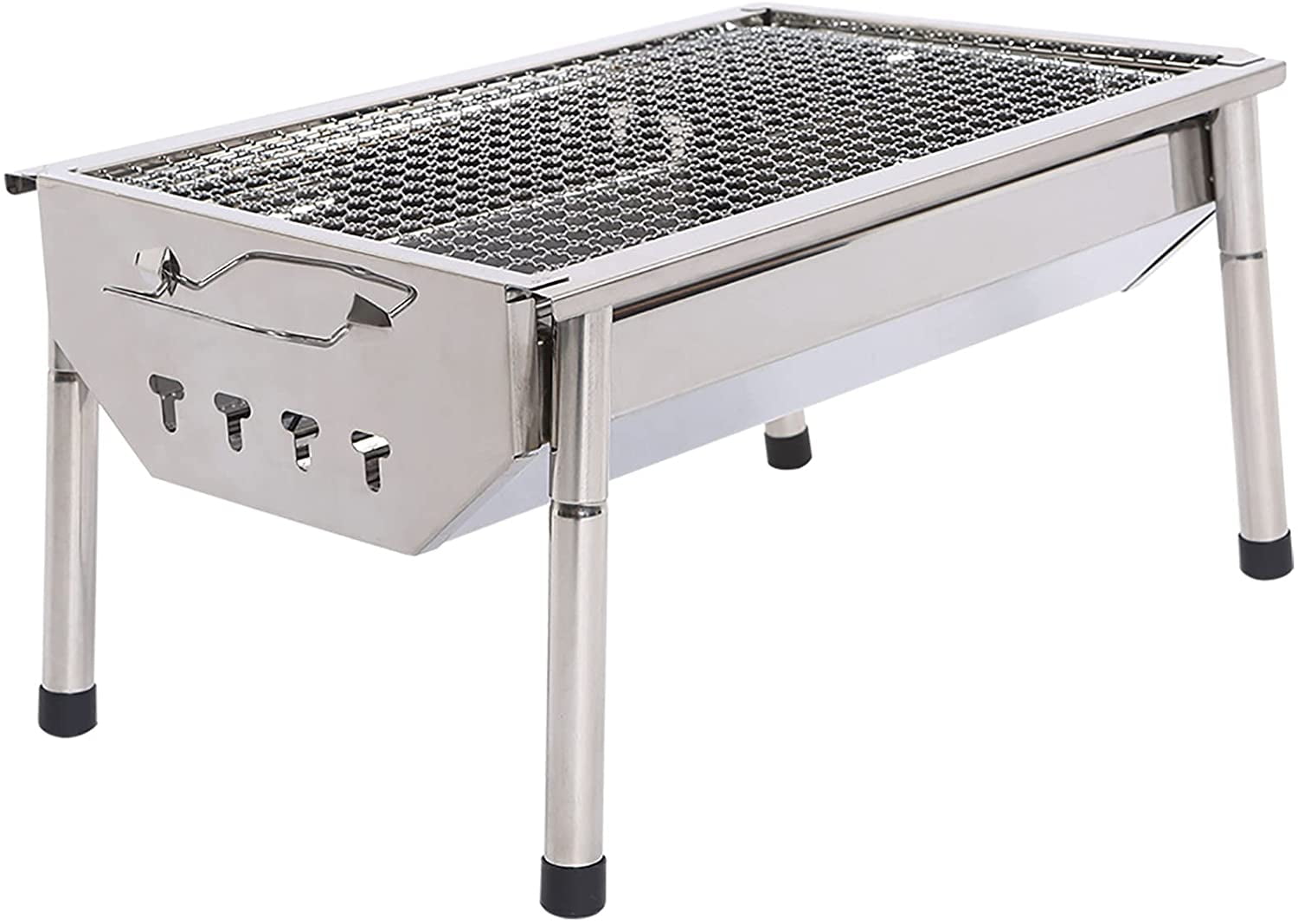 Charcoal Grill Barbecue Stainless Steel Folding BBQ Kabab grill