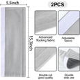 thumbnail image 3 of NOGIS 2 PCS Refrigerator Door Handle Covers Kitchen Appliance Decor Handles Anti-Skid Anti-Static Protector Fridge, Dishwasher Oven Keep Off Fingerprints,Food Stains （Grey）, 3 of 7