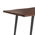 thumbnail image 4 of Delta 72" Dark Walnut Dining Table - Acacia Wood, Black Metal Legs, Seats 6, Modern Rustic Kitchen Table. Handcrafted, durable, and stylish for dining rooms or home offices., 4 of 16
