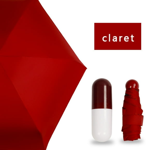 Mini Paraguas Compacto De Bolsillo Sun Anti Uv 5 Paraguas Plegable A Prueba De Viento De Lluvia Speravity HA023946-03