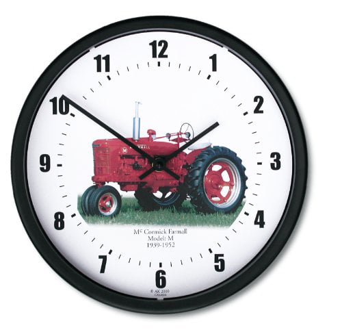 New ALLIS CHALMERS Wheel Dial Tractors Clock MASSIVE 14" Tractor Wall Clock 