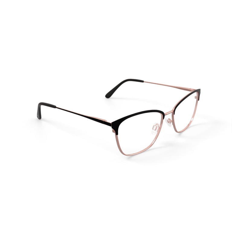 Gold Cat’s Eyeglasses ? with hard case Gold Tortoiseshell Cat-Eye Glasses | Stand Out in Style  main image 3