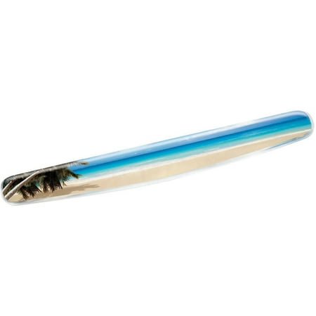 UPC: 0051131980945 | Beach Design Clear Gel Keyboard Wrist Rest