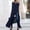 Navy, variant on Casual Tops for Women Solid Loose Cold Shoulder 3/4 Sleeve Side Slit Hem Casual Long Length Light Summer Ladies Top